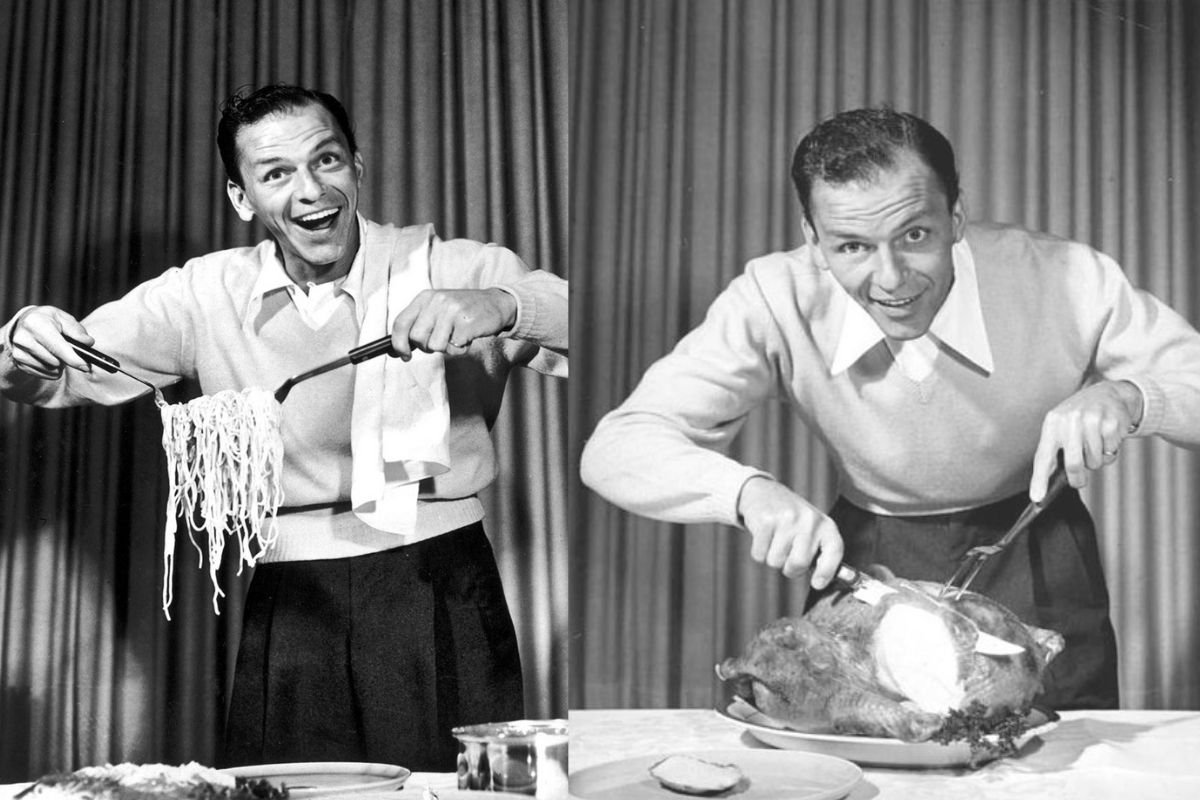 frank sinatra cozinhando